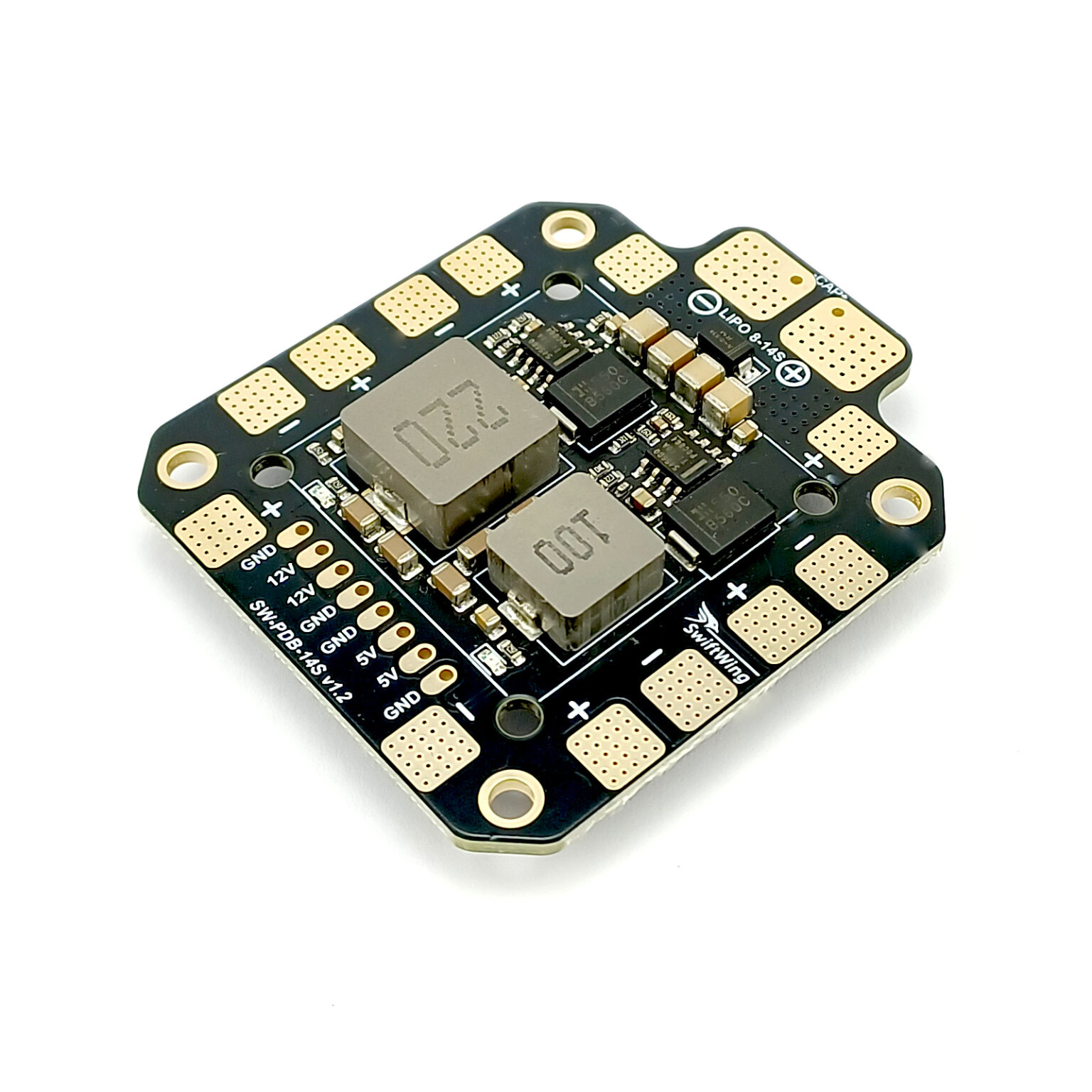 Professional 8S–14S 120A Power Distribution Board | SwiftWing PDB-14S