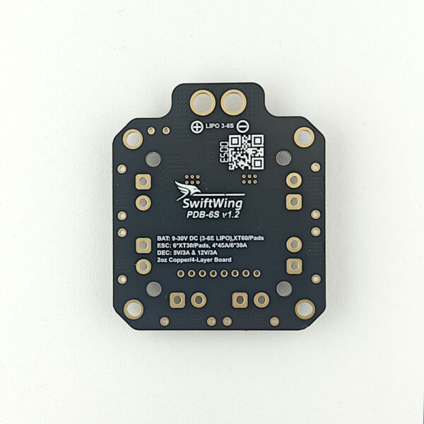 SwiftWing PDB 3S-6S 120A Power Distribution Board with 12V & 5V Buck