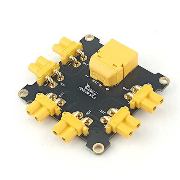 3S-6S Power Distribution Board with XT60 and 6 XT30 Connectors