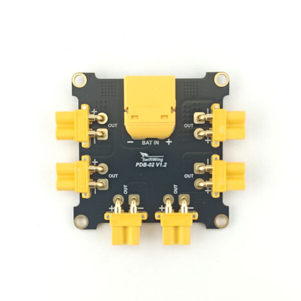 SwiftWing PDB02-XT60-6XT30 – 3S–6S Power Distribution Board with XT60 & 6 XT30 Connectors