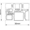 SwiftWing HVPM-01A High Voltage Analog Power Module (2S–14S, 60V, 60A) for ArduPilot & PX4