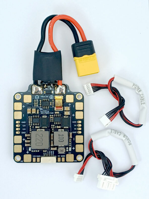 SwiftWing PM03-14S Integrated Power Module & Power Distribution Board (3S–14S, 120A)