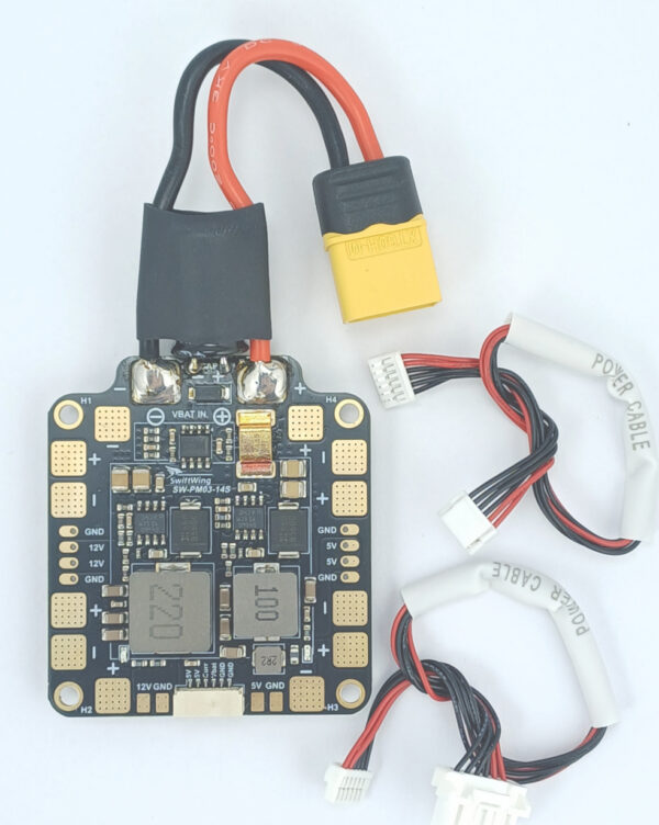 SwiftWing PM03-14S Integrated Power Module & Power Distribution Board (3S–14S, 120A)