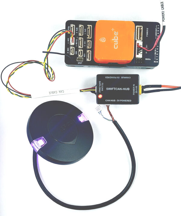 SwiftCAN-HUB – 6 Port Powered CAN Hub for ArduPilot, PX4 & DroneCAN Systems