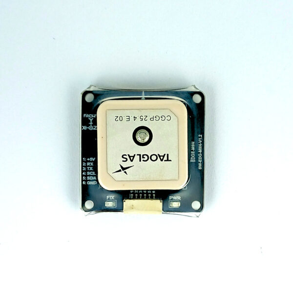 swiftwing-wdge-m9n-gnss-compass-front-top-view SwiftWing EDGE-M9N GNSS & Compass Module | NEO-M9N, Taoglas Antenna, External LNA & SAW Filter
